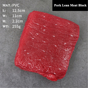 Thịt Giả PVC Lát Thịt Tenderloin Thịt Nhân Tạo Sirloin Bít Tết PU Nướng Vịt Gà Thực Phẩm Giả Đạo Cụ Giả - Product Image 6
