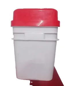 5-25 litter Square bucket different color pp food grade pail accepted customized for paint, food, Gasoline