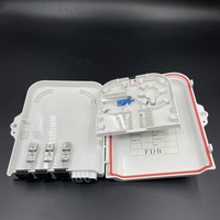 FTTH 8 Portlu Dış Mekan Fiber Optik Dağıtım/Sonlandırma Kutusu 1x8 Nap Kutusu GSM Destekli 3 Yıl Garantili