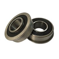 MTZC roulements à billes à bride ID 3/4 "X OD 1-3/8" F6202 roulement à billes pour tondeuse à gazon camions à main roue