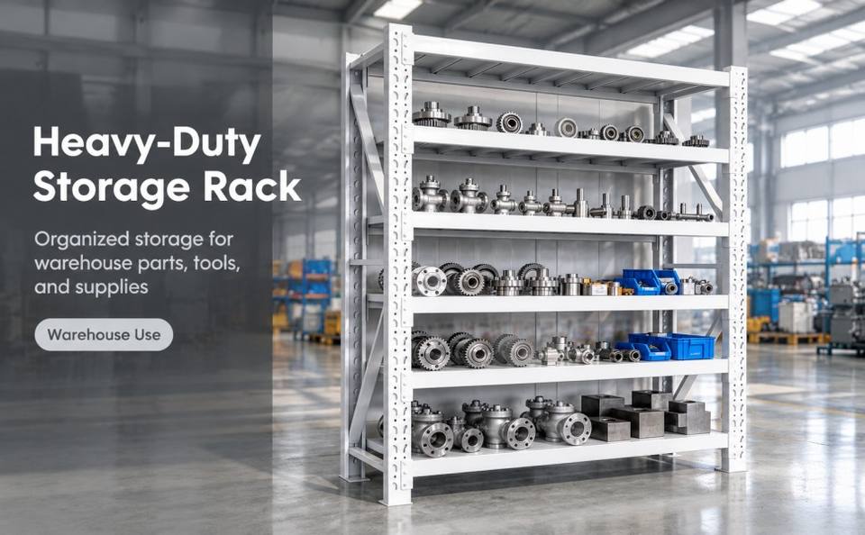 Industrial Warehouse Shelving Rack 200kg Heavy Duty Durable Foldable ...