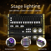 Console d'éclairage professionnelle AICPOSE DMX 512 pour scène, DJ, discothèque, événement, MAX 512Light
