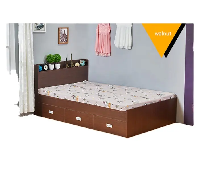 רהיטים בחדר המיטה מיטת עץ עבור ילד