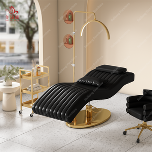 <span class=keywords><strong>Table</strong></span> <span class=keywords><strong>de</strong></span> <span class=keywords><strong>Massage</strong></span> Moderne Luxe Noir et Or, Lit <span class=keywords><strong>de</strong></span> Soin Facial Cosmétique, Lit Inclinable pour Extension <span class=keywords><strong>de</strong></span> Cils, pour Salon <span class=keywords><strong>de</strong></span> Beauté et Spa - Product Image 3