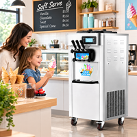 Machine Commerciale Rapide à Fabriquer des Crèmes Glacées Molles pour Salons de Desserts et Restaurants Rapides