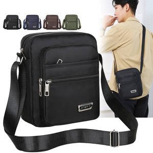 Individuell bedrucktes Logo Reisetasche Großhandel klassische langlebige Herren-Bruchtentasche Nylon tragbare Messenger-Handytasche