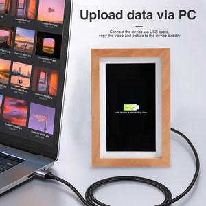 <span class=keywords><strong>2025</strong></span> bằng gỗ Wifi P2P khung hình video kỹ thuật số món quà tốt nhất ý tưởng 16GB bộ nhớ 2000mAh pin thông minh Màn hình LCD vật liệu acrylic - Product Image 4