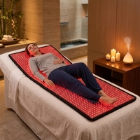 Manta de Terapia de Luz LED de Cuerpo Completo para Uso en Casa, Sauna, Terapia de Luz Roja LED 660nm 850nm, Saco de Dormir para Fisioterapia