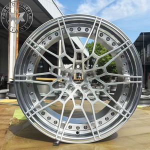 Viaol Nouvelles jantes forgées personnalisées de 20 à 24 pouces, 2 pièces, 5x108/120/112, lèvre polie pour /XM/X3/M50/Mercedes-<span class=keywords><strong>AMG</strong></span> <span class=keywords><strong>C63</strong></span>/E63 - Product Image 5