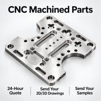 Pièces de commande usinées CNC en aluminium 6061 anodisé sur mesure à 5 axes pour l'industrie de l'automatisation