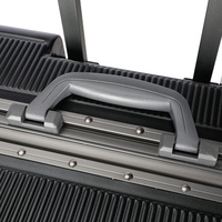 Ensemble de 3 valises rigides en PC durables avec logo OEM, à roulettes pivotantes 4 directions, faible MOQ, sacs de voyage en gros
