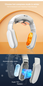 Mini Portable Rechargeable Air Cooler Portable <strong>Neck</strong> Cooling <strong>Fan</strong> <strong>Neck</strong> Cooling and Warming Massager <strong>Bladeless</strong> Rechargeable <strong>Fan</strong> - Product Image 2