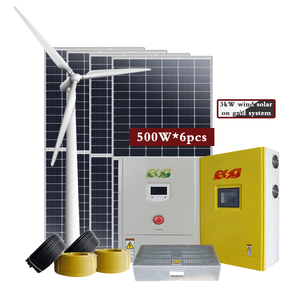ESG Off grid /On grid domestico fabbrica di energia eolica sistema 5KW mulino a vento asse verticale <span class=keywords><strong>kit</strong></span> completo
