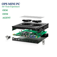 Ordenador Modular OPS con Windows 10/11 Pro/Linux, RAM Máx. 64GB, SSD 256GB/512GB, 4560/4590/4770/4790, Venta al por Mayor de PC OPS
