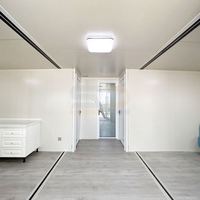 Maison conteneur modulaire préfabriquée en structure d'acier galvanisé