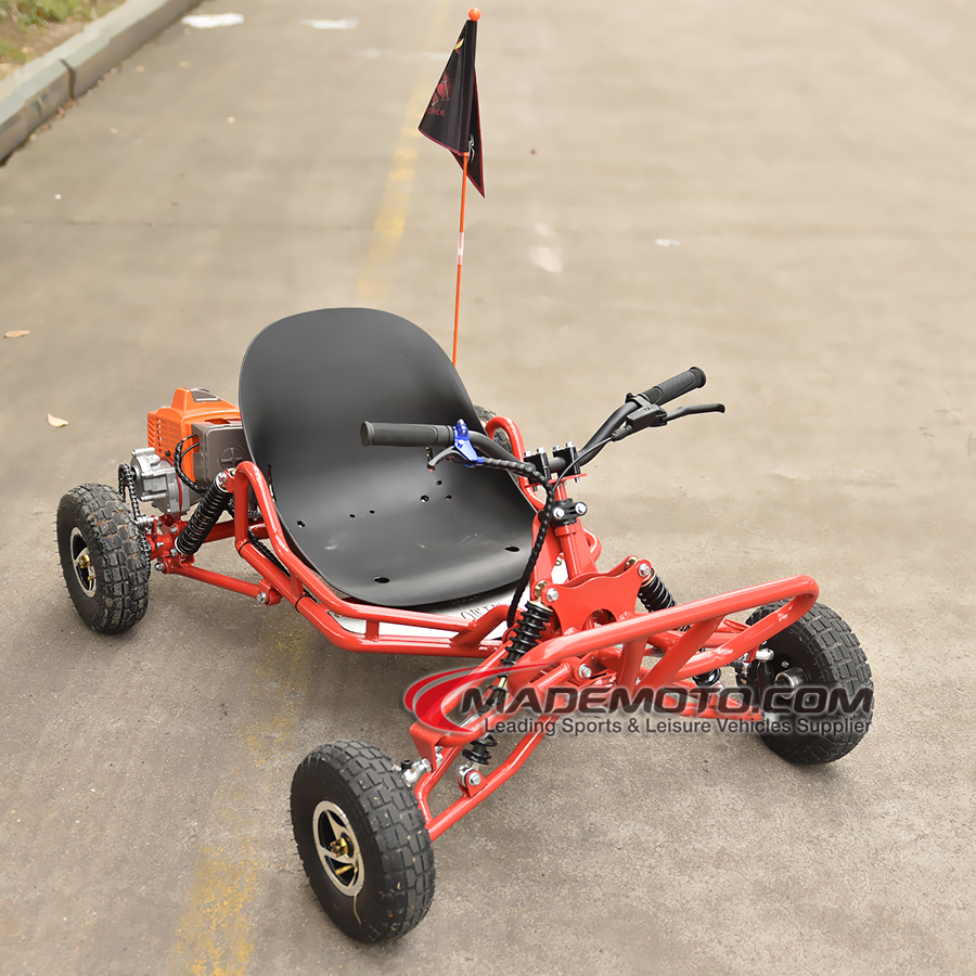 ゴーヘルメット付き無動力ゴーカート63ccオフロードレーシングカート