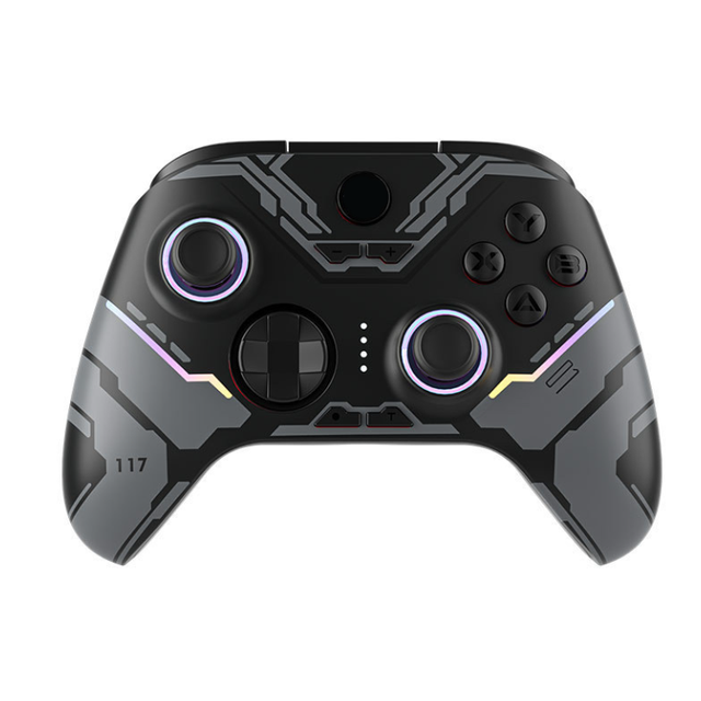 With Hall Effect RGB Gaming Controller for PC/Switch/Phone Wireless Bt Gamepad