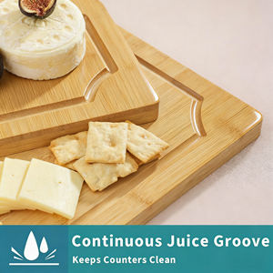 맞춤형 주방용 우드 대나무 도마 커팅 보드 3종 세트 - Product Image 5