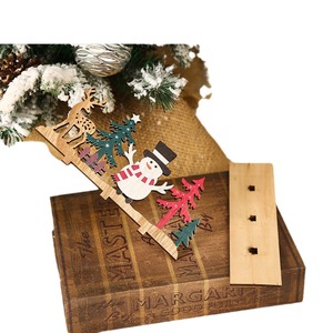 Accesorios navideños de estilo nórdico, muñeco de nieve, reno, alfabeto, adornos, accesorios hechos a mano, decoraciones para el hogar - Product Image 5