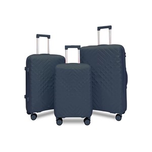 Valise DiLang de luxe classique, grande capacité, étanche, antivol, avec doublure en polyester PP, légère, 4 roues, écologique - Product Image 3
