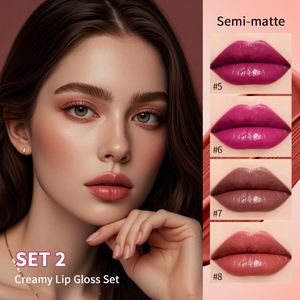 Ensemble de gloss liquide Lakerain, rouge à lèvres mat longue durée résistant à l'eau, teinture à lèvres à l'<span class=keywords><strong>encre</strong></span>, maquillage coréen pour femmes, beauté - Product Image 4