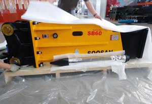 155mm Chisel SB121 Hydraulic Breaker Hammer Box Type Silenced for Concrete Demolition 28-35 Ton - Product Image 3