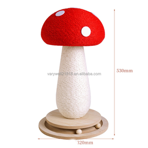 Juguetes <span class=keywords><strong>para</strong></span> Gatos VaryWell, Tabla Rascadora <span class=keywords><strong>de</strong></span> Sisal con Forma <span class=keywords><strong>de</strong></span> Hongo, Poste Rascador Innovador y Bonito <span class=keywords><strong>para</strong></span> Gatos - Product Image 6