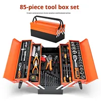 Outils à main OEM, ensembles d'outils de réparation multifonctionnels de 85 pièces avec clé à cliquet à 24 dents, douilles, pinces combinées et tournevis, garantie 1 an