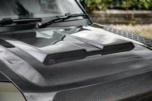 Capó de Fibra de Carbono Real de Alta Calidad, Estilo KN, para <span class=keywords><strong>Land</strong></span> <span class=keywords><strong>Rover</strong></span> <span class=keywords><strong>Defender</strong></span> 90 110, Kit de Carrocería, Accesorios para el Capó del Motor - Product Image 4