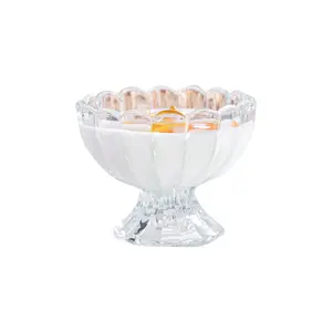 New Arrival Glass Ice Cream Cups Mini Trifle Footed Dessert Pudding Bowls for Dessert Sundae Ice Cream