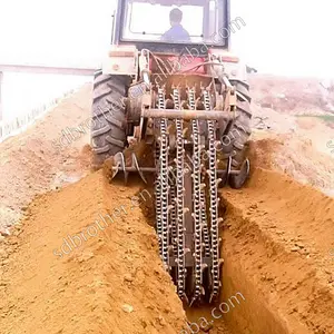 Factory Supply Tractor 3 Hefinrichting Mini Trencher