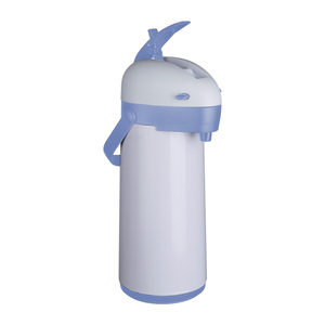1.9l termo de doble capa de metal con plástico <span class=keywords><strong>y</strong></span> silicona Vacío Aeropuerto Termo Botellas Dispensador de café Bomba Frasco para agua caliente - Product Image 4