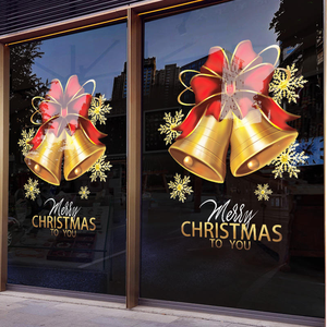 Decorazioni natalizie <span class=keywords><strong>adesivi</strong></span> <span class=keywords><strong>per</strong></span> vetrine negozio di abbigliamento <span class=keywords><strong>per</strong></span> vetrine <span class=keywords><strong>per</strong></span> vetrine <span class=keywords><strong>per</strong></span> centro commerciale con arco adesivo in vetro elettrostatico - Product Image 3