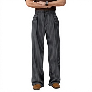 Men's Linen Harem Pants Elastic Waist <b>Drawstring</b> Casual Loose Fit Breathable Summer <b>Trousers</b> With Side Pockets - Product Image 3