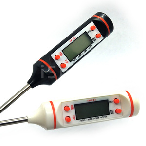 デジタル肉温度計調理食品キッチンバーベキュープローブ水ミルク油液体オーブンデジタル温度センサーサーモメーター TP101 - Product Image 1