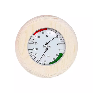 Thiết Bị Phòng Xông Hơi Hồ Bơi Phụ KiệN Phòng Xông Hơi Khô Ướt Máy Đo Nhiệt Độ Và Độ Ẩm Nhiệt Kế Nhà Máy Bằng Gỗ - Product Image 5