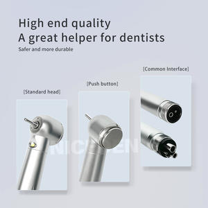 Niceden, promoción de buena calidad, pieza de mano <span class=keywords><strong>Dental</strong></span>, empuje de torsión, rodamiento de cerámica de alta velocidad, turbina de aire de 3 vías de agua única - Product Image 2