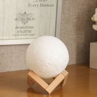Lampe de chevet lune, veilleuse décorative, lampe planète, veilleuse en forme de lune