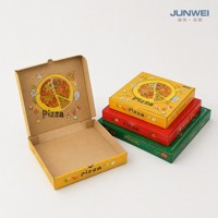 Boîtes à pizza en carton ondulé de qualité alimentaire, 8 mm d'épaisseur, matériaux recyclés, logo imprimé personnalisé, emballage jetable