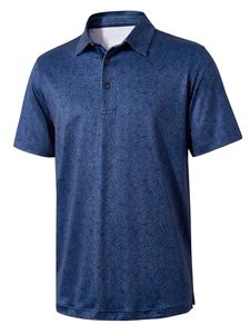 Camiseta de golf para hombre con logotipo personalizado 2025, camisetas polo de golf de secado rápido con estampado de manga corta para hombre - Product Image 2