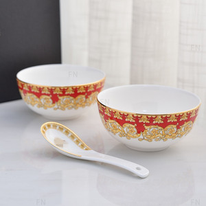 ชุดช้อนส้อมเซรามิกขนาด 4.5 นิ้ว เป็นมิตรกับสิ่งแวดล้อม ดีไซน์ทันสมัยและสวยงาม พร้อมกล่องของขวัญ สำหรับครอบครัว - Product Image 4