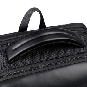Sac pour ordinateur portable 15,6 pouces grande capacité, étanche, en polyester Oxford, avec fermeture éclair, design extensible en PU, logo personnalisé, port USB, idéal pour les voyages d'affaires - Vente chaude - Product Image 5