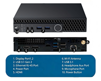 Mini-PC Optiplex 3070 Barebone 9e génération, propre, sans rayures, grade A, testé et fonctionnel