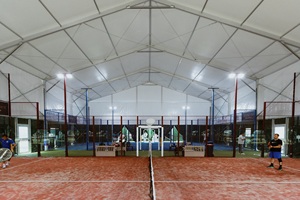 Carpa de aluminio Axa Italy para cancha de pádel con techo, carpa para eventos deportivos en venta - Product Image 3