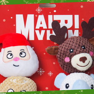 Factory Christmas Pet <b>Toys</b> Gift Set Squeaky Latex Plush and Rope Chew Resistant Dog <b>Toys</b> <b>Cat</b> Teaser <b>Toy</b> for Wholesale Custom OEM - Product Image 2