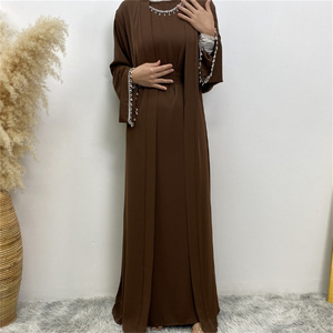 Abiti moderni da <span class=keywords><strong>donna</strong></span> Abaya moda Dubai turchia di lusso Abaya musulmano <span class=keywords><strong>abbigliamento</strong></span> islamico per la moderna Abaya - Product Image 5