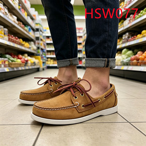 ZYF, Zapatos Náuticos Azules con Cordones Estilo Weekend Escape para Alivio del Dolor de Pies, Zapatos de Paseo Urbanos Cosidos a Mano HSW080 - Product Image 5