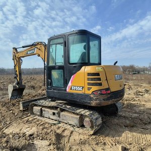 Hochleistungs-Sany SY55C <span class=keywords><strong>Mini</strong></span>-Raupenbagger Gebraucht 5,5 Tonnen Kleiner Bagger für Bauarbeiten - Product Image 3