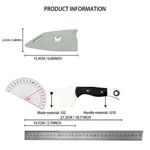 Cuchillo de Cocina Profesional BM-4010BK-01, Multifuncional, para Acampar, con Funda, Hoja Fija CPM-154 - Product Image 6