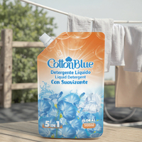 OEM 500ml, fabrication, vente directe, liquide de lavage à la mousse riche de haute qualité, détergent à lessive solide pour élimination des taches, liquide dans un sac